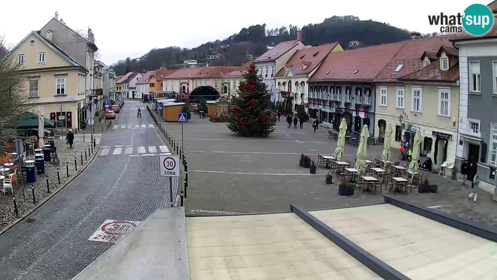 Samobor – Place centrale dédié au roi Tomislav