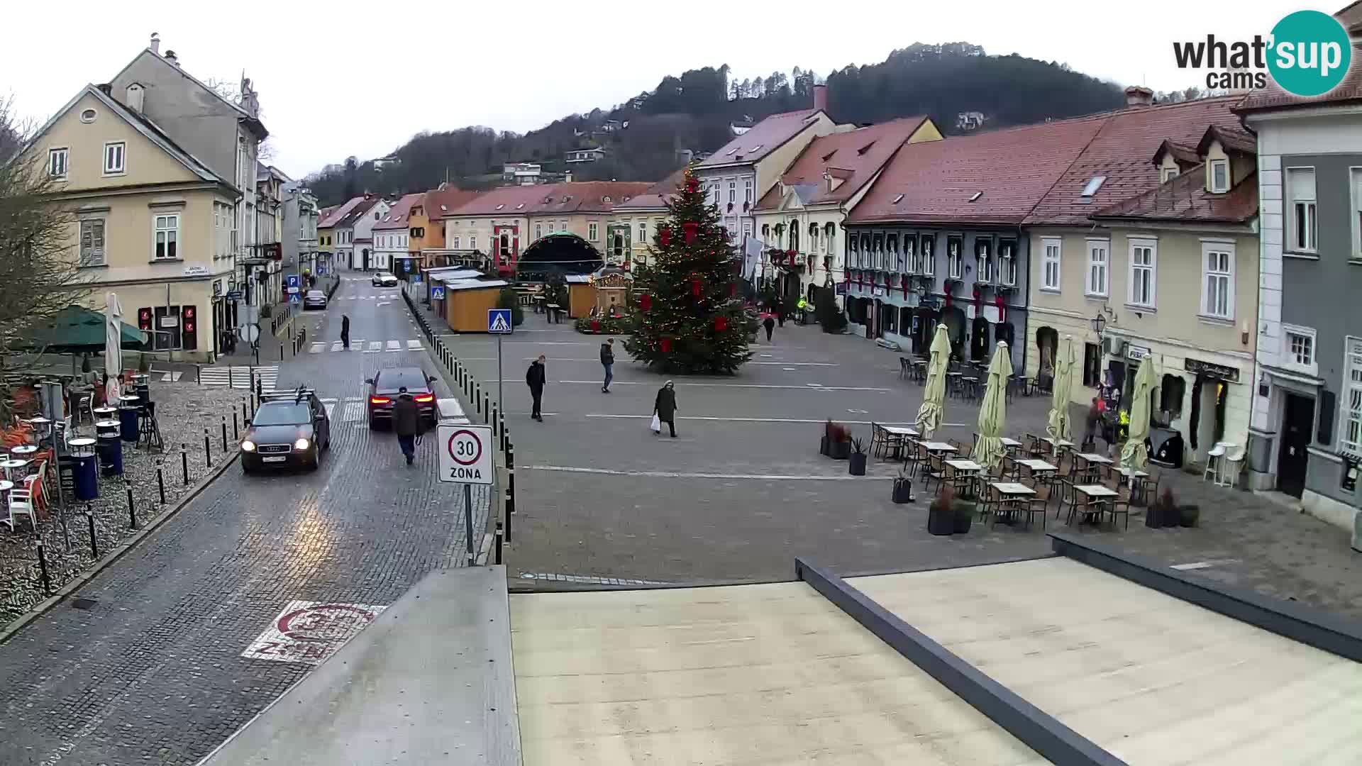 Samobor – Place centrale dédié au roi Tomislav