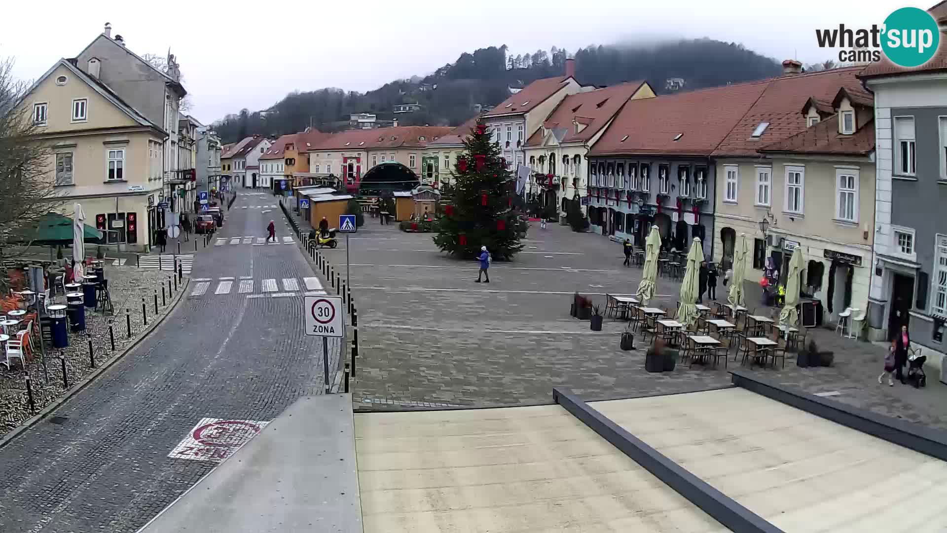 Samobor – Place centrale dédié au roi Tomislav