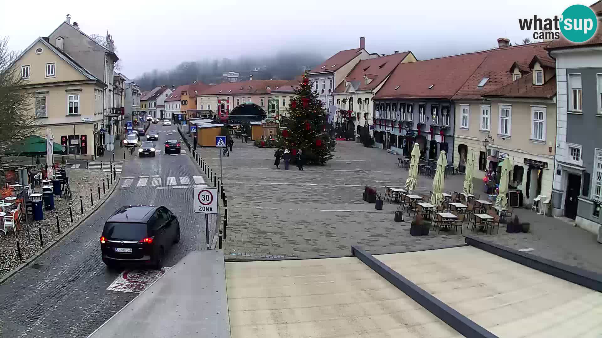 Samobor – Place centrale dédié au roi Tomislav
