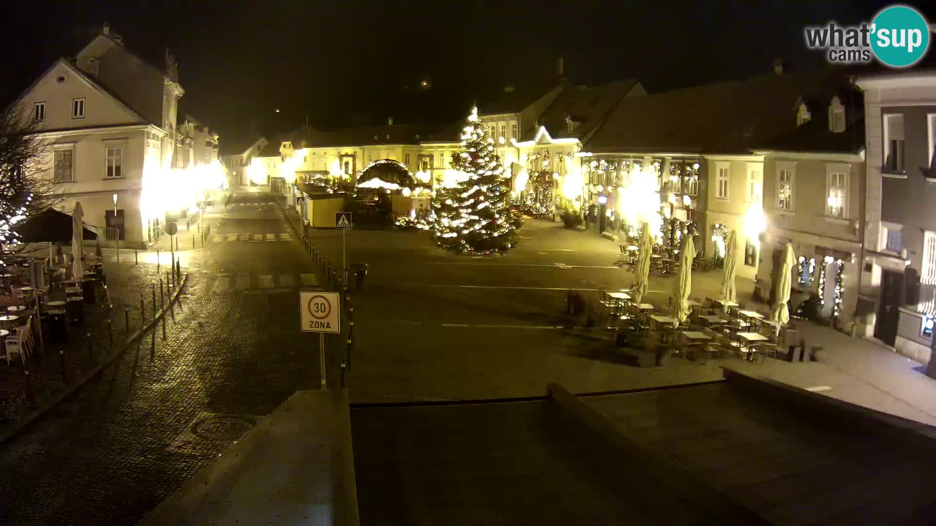 Samobor – Place centrale dédié au roi Tomislav