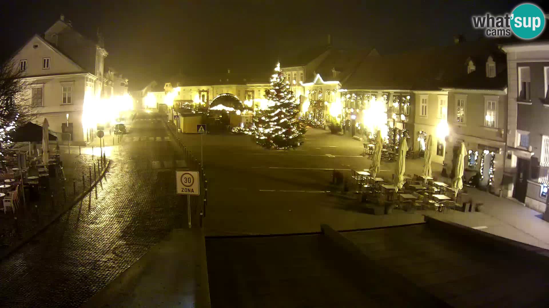 Samobor – Place centrale dédié au roi Tomislav