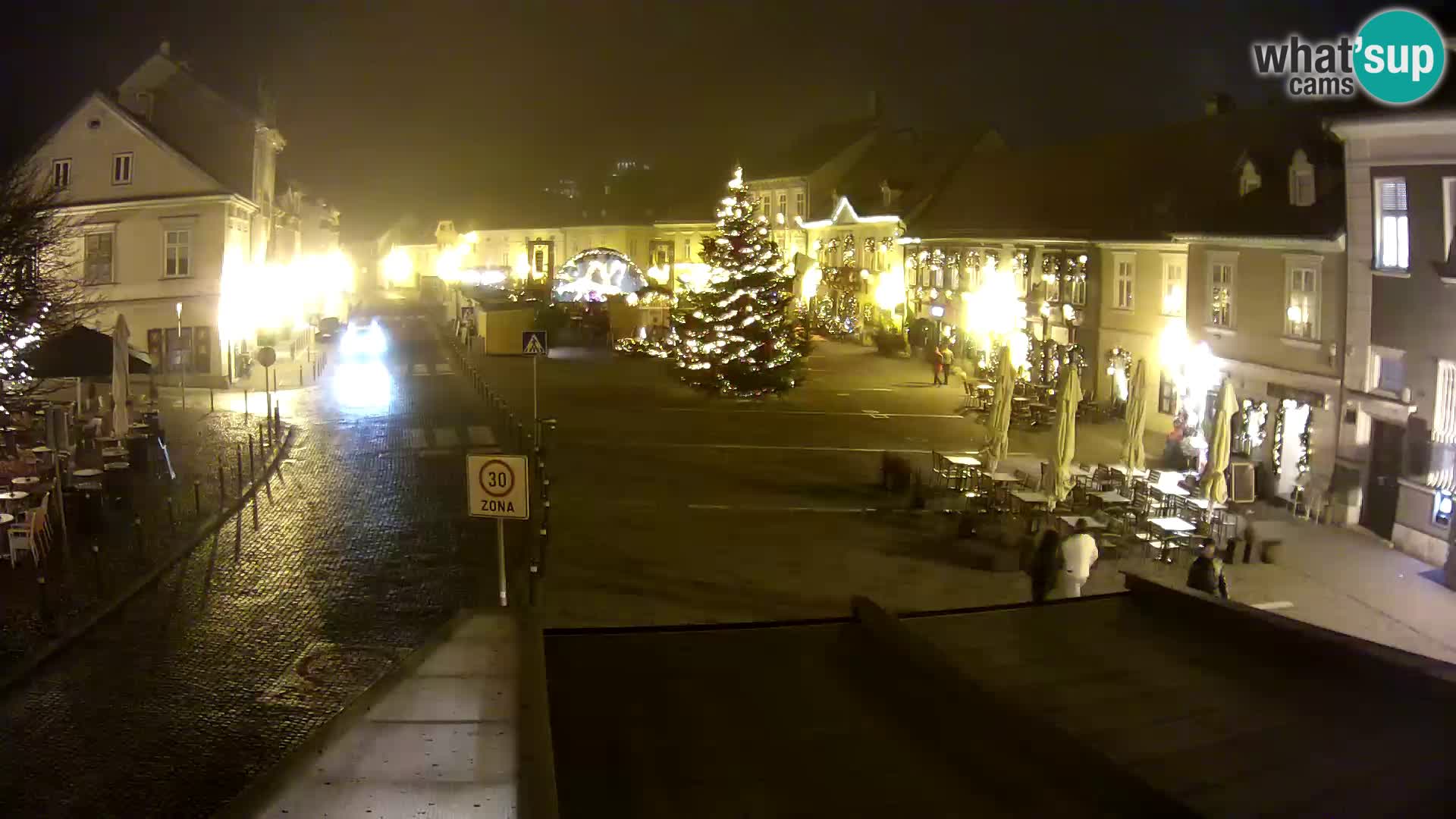 Samobor – Place centrale dédié au roi Tomislav