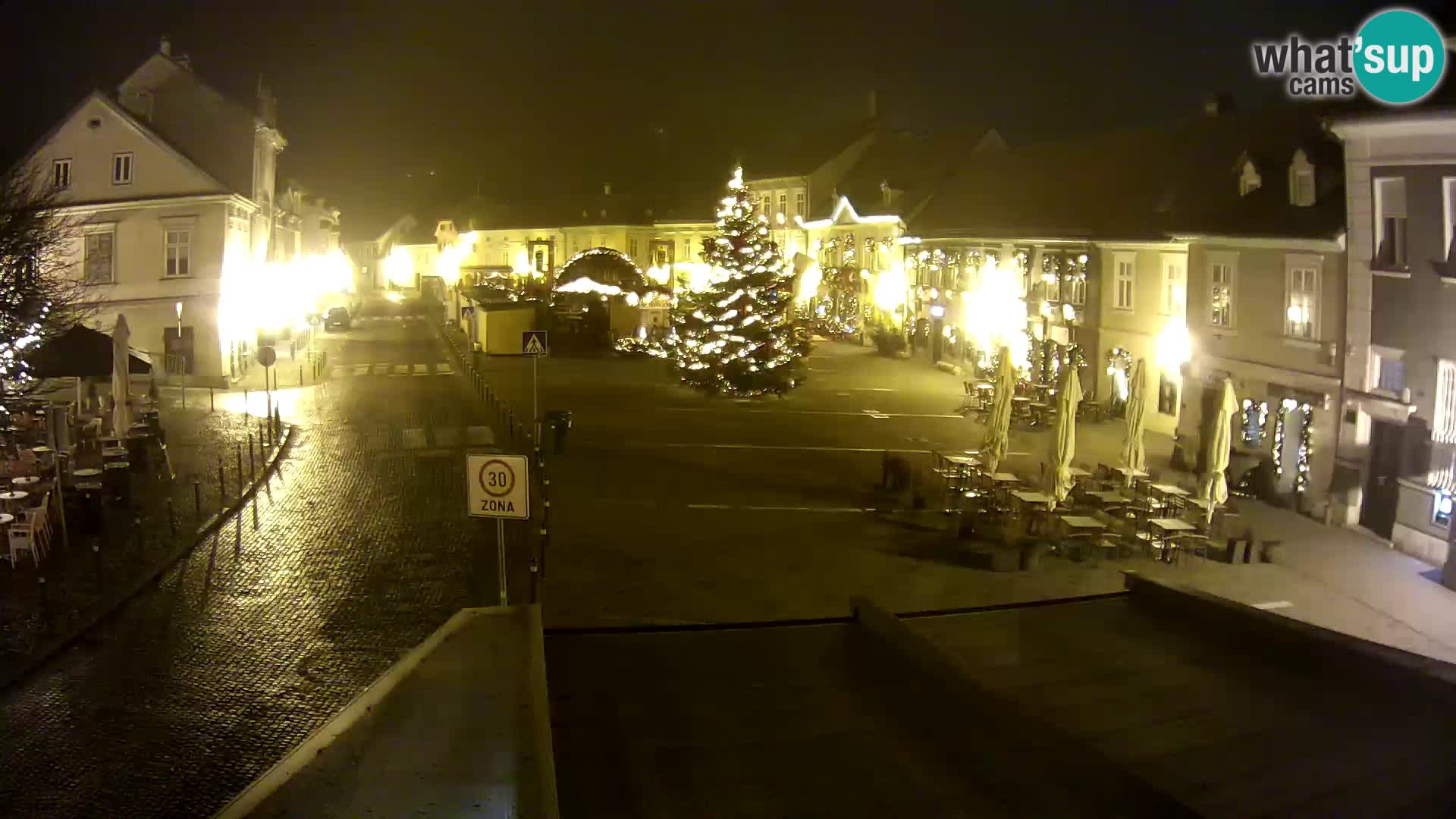 Samobor – Place centrale dédié au roi Tomislav