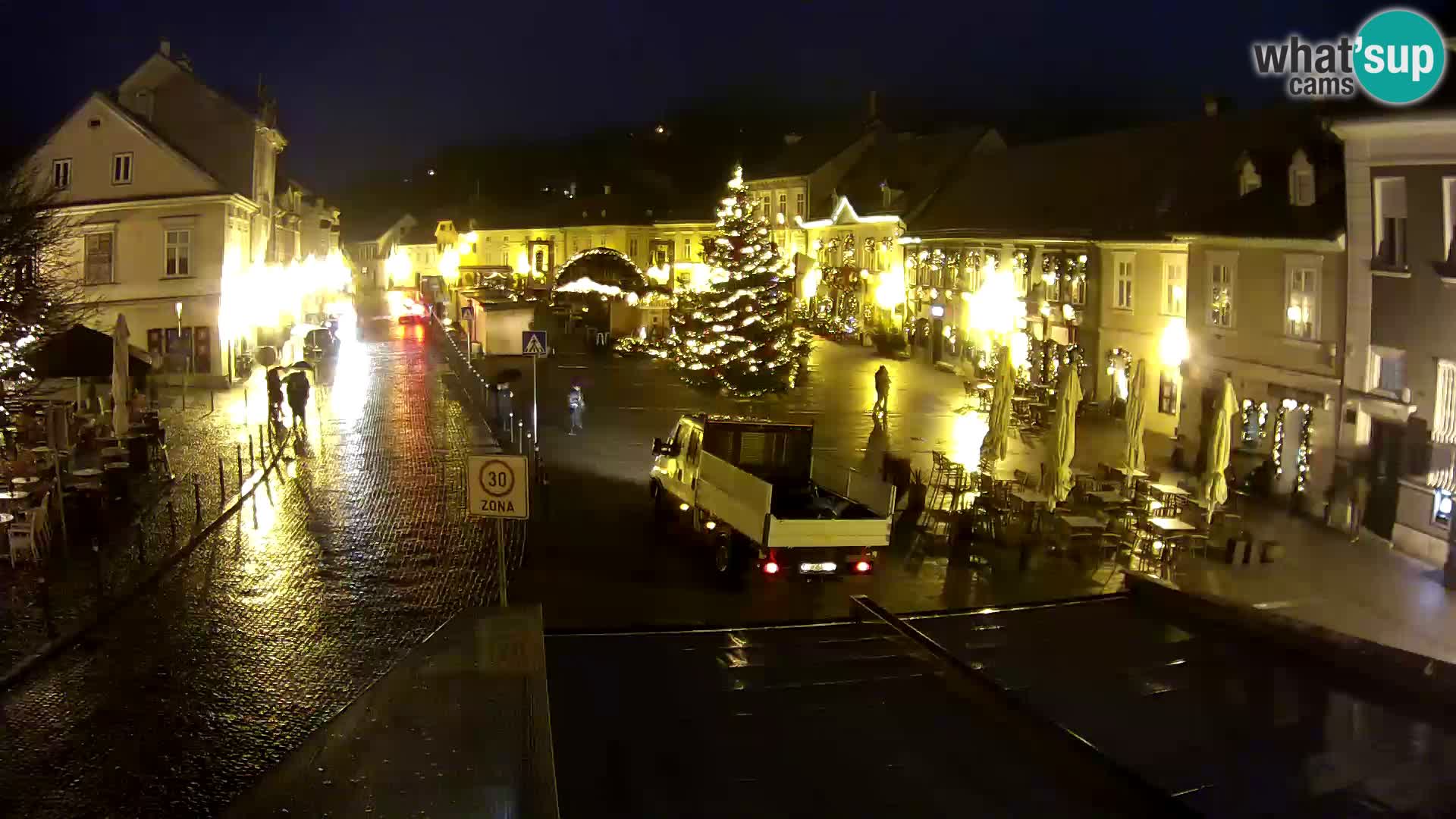 Samobor – Place centrale dédié au roi Tomislav