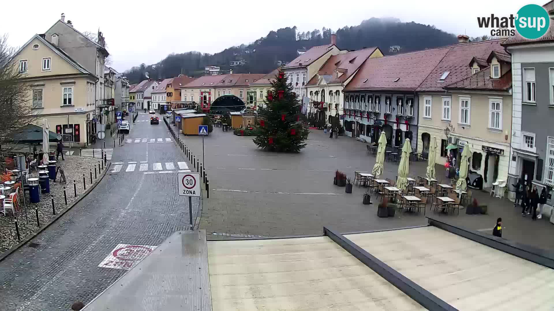 Samobor – Place centrale dédié au roi Tomislav