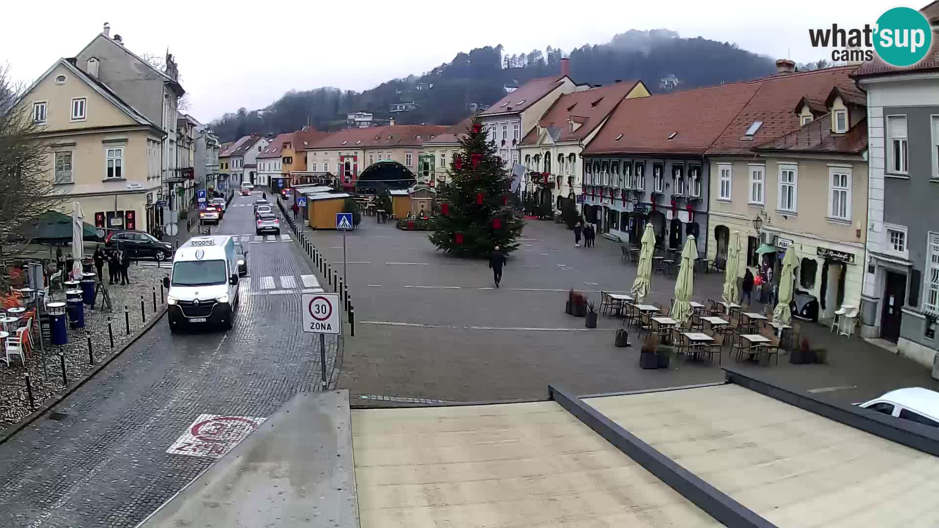 Samobor – Place centrale dédié au roi Tomislav
