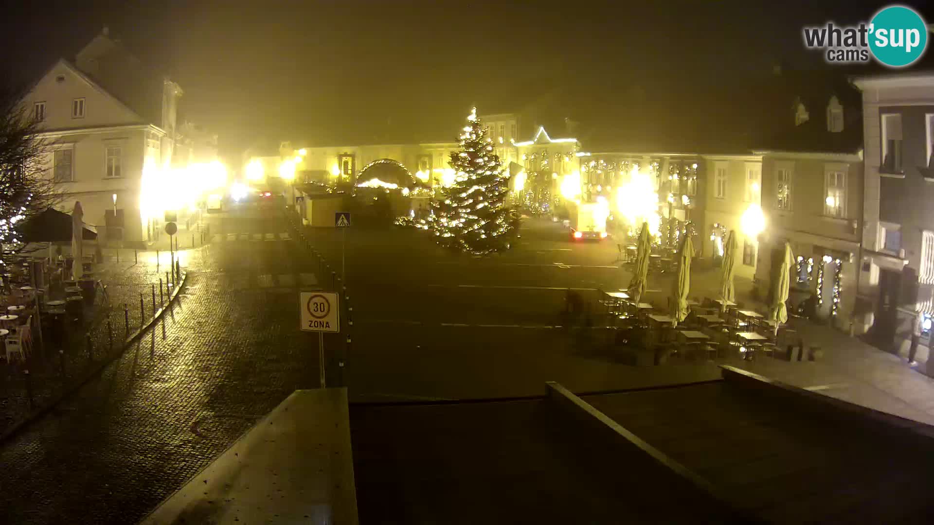 Samobor – Place centrale dédié au roi Tomislav