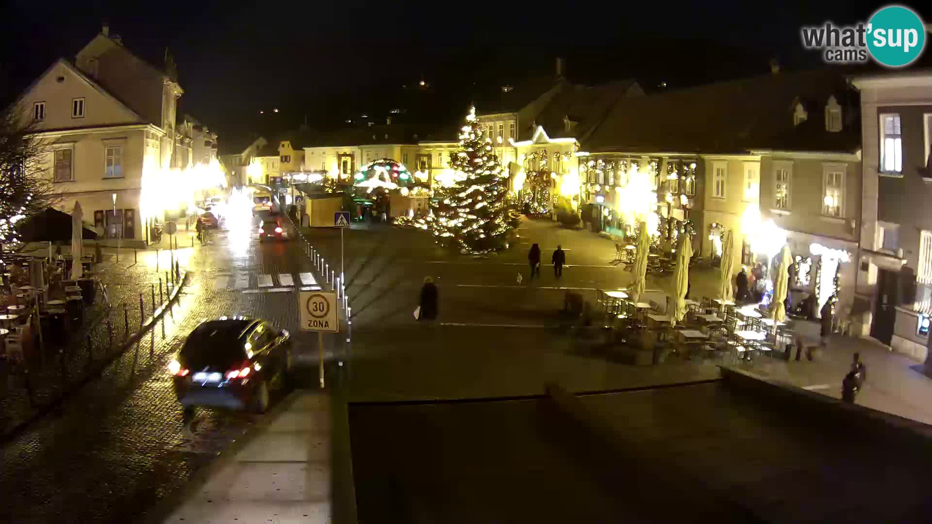 Samobor – Place centrale dédié au roi Tomislav