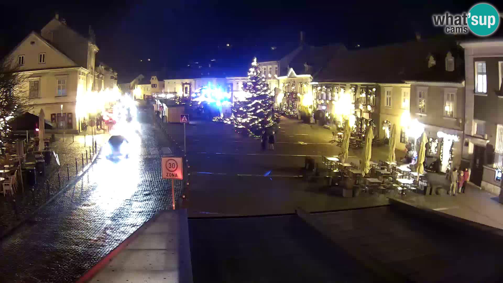 Samobor – Place centrale dédié au roi Tomislav