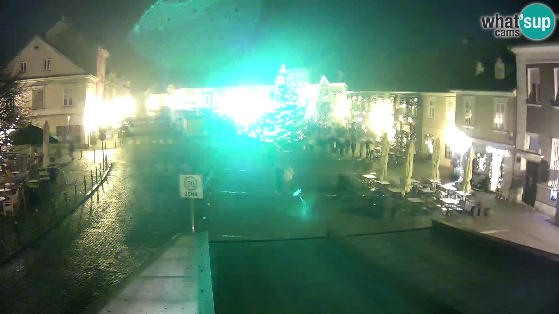 Samobor – Place centrale dédié au roi Tomislav