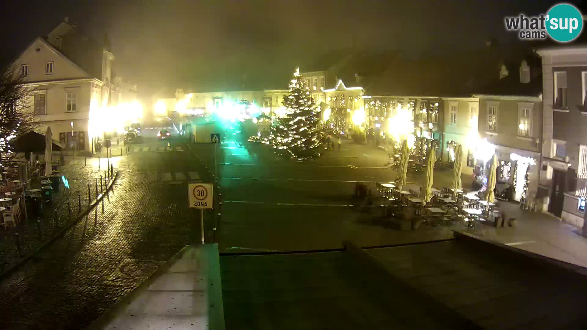 Samobor – Place centrale dédié au roi Tomislav