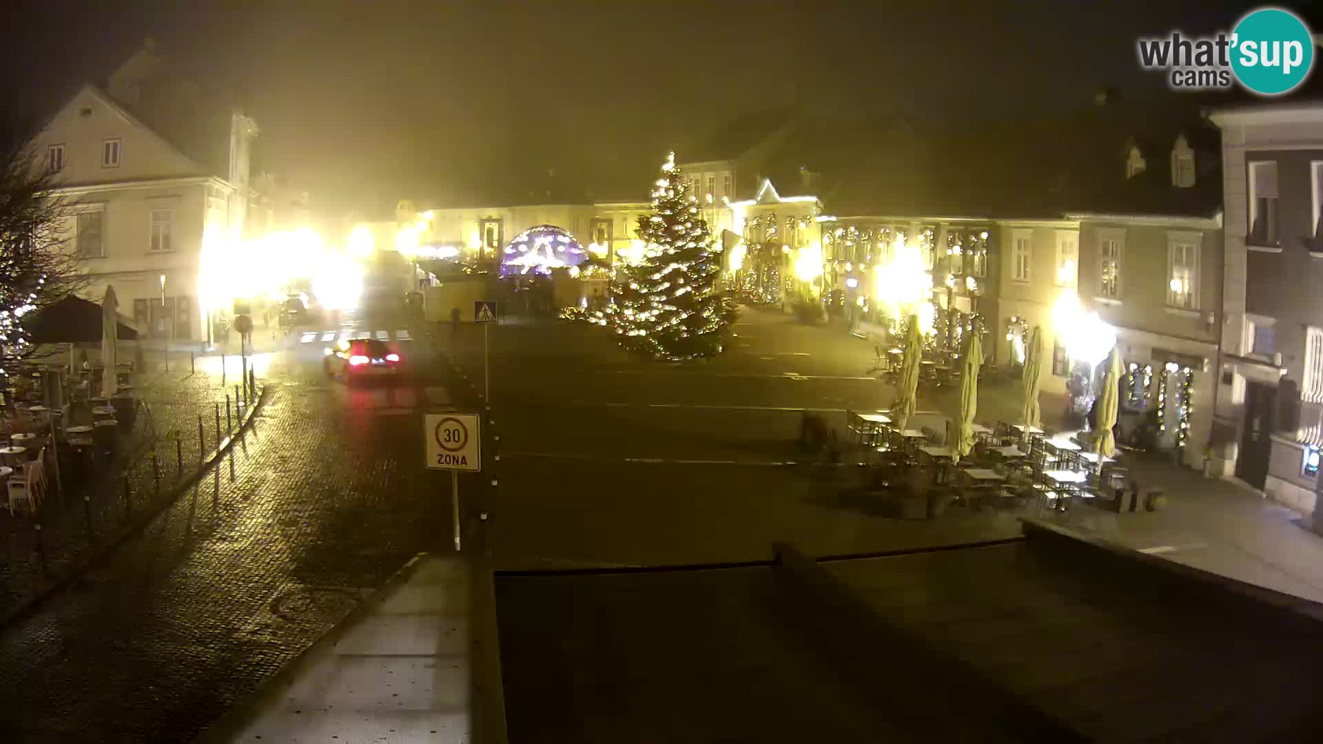 Samobor – Place centrale dédié au roi Tomislav