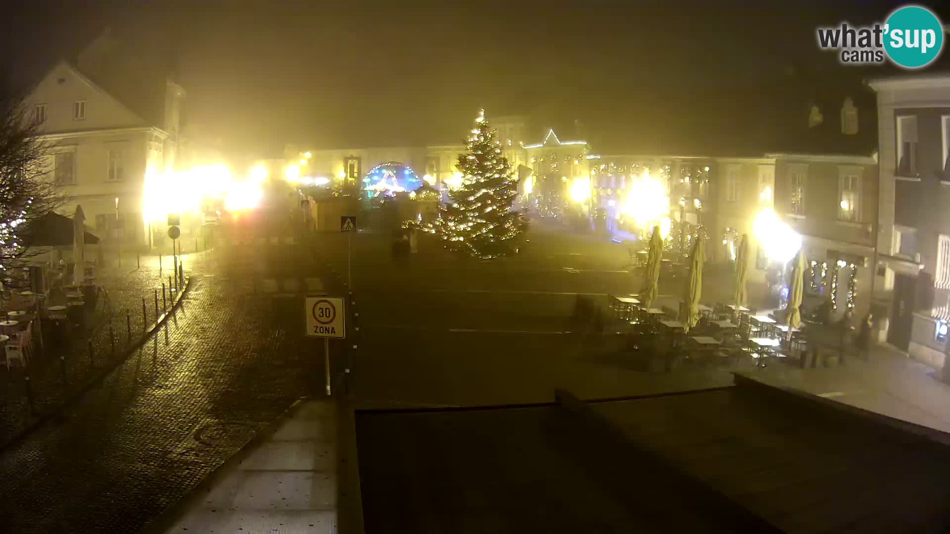 Samobor – Place centrale dédié au roi Tomislav