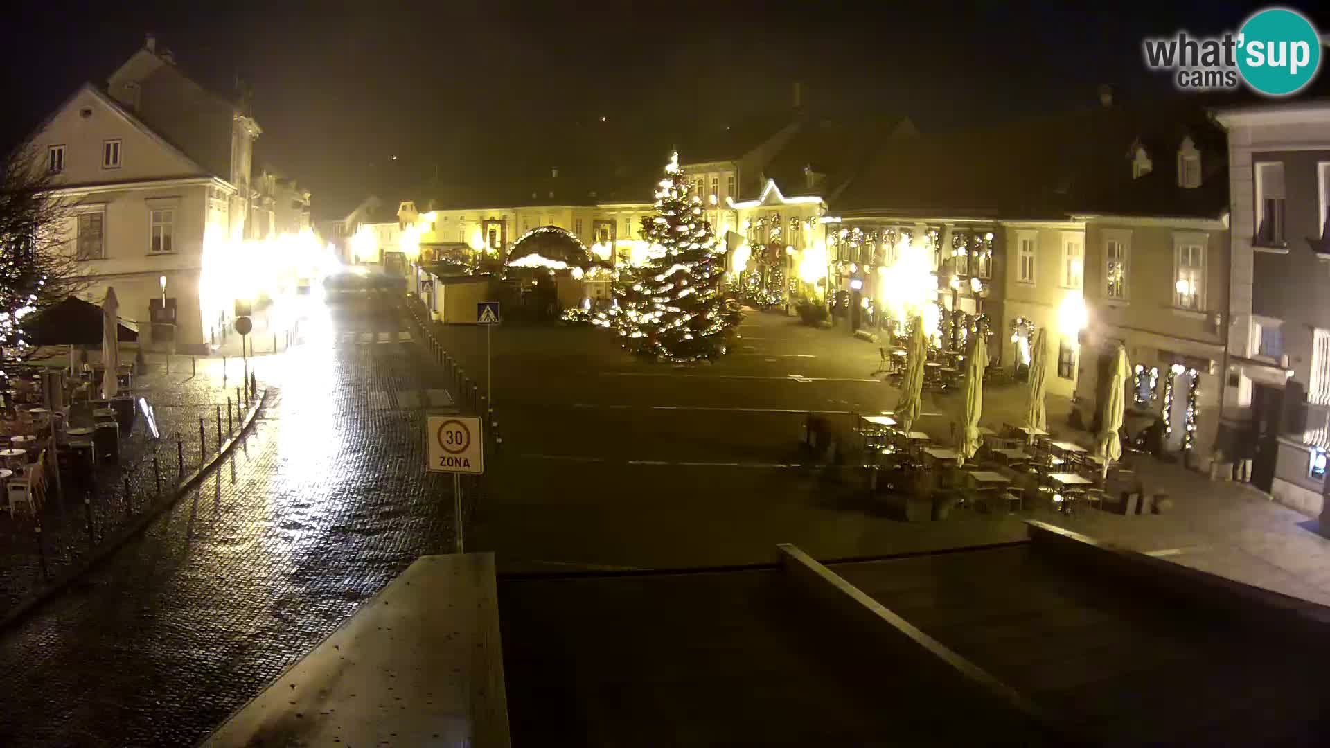 Samobor – Place centrale dédié au roi Tomislav