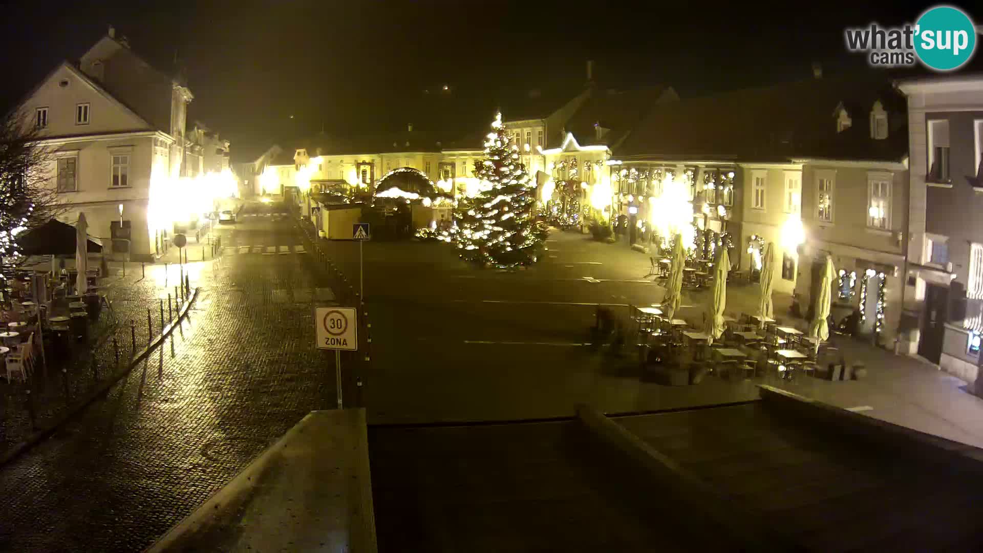 Samobor – Place centrale dédié au roi Tomislav