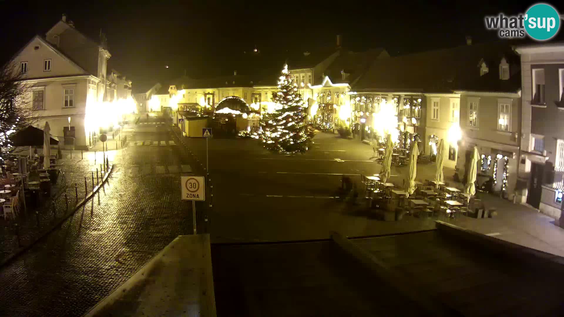 Samobor – Place centrale dédié au roi Tomislav