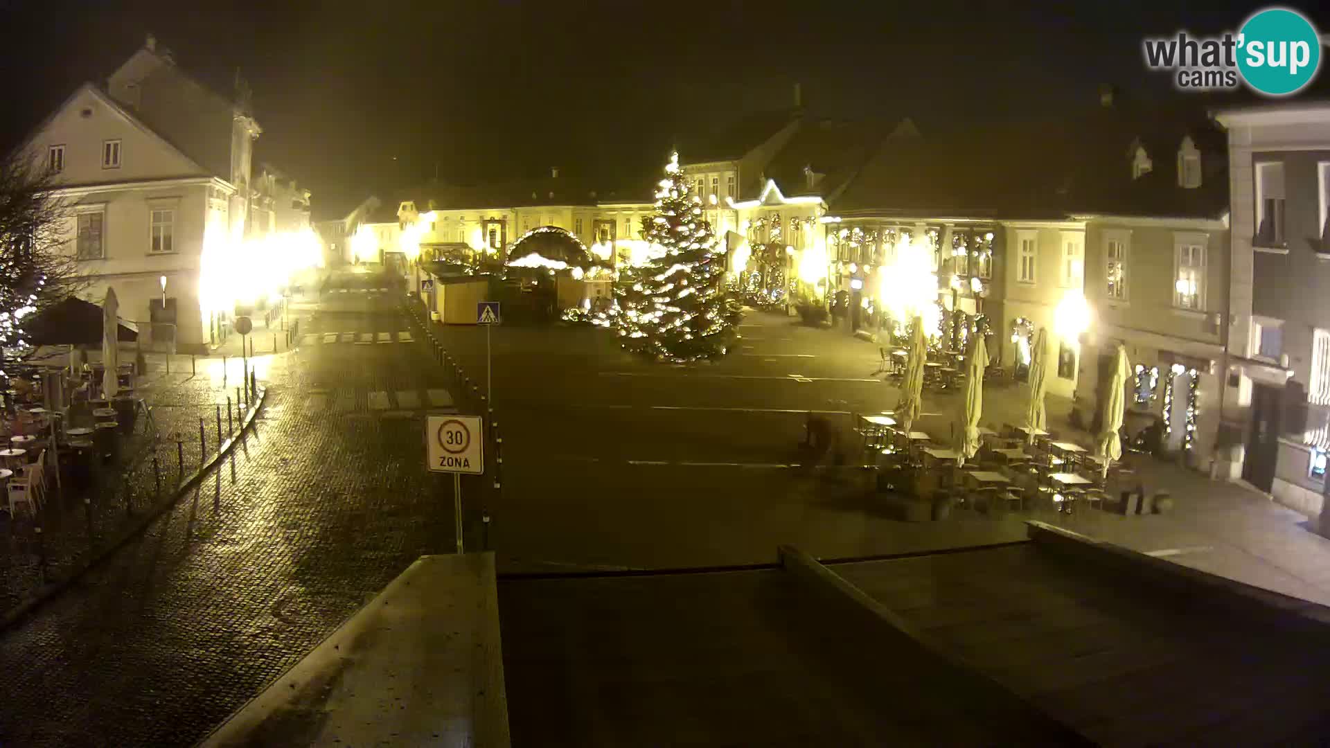 Samobor – Place centrale dédié au roi Tomislav