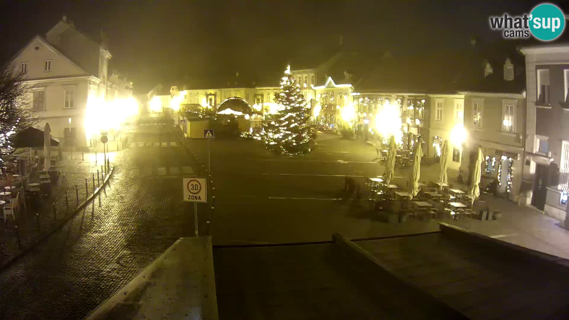 Samobor – Place centrale dédié au roi Tomislav