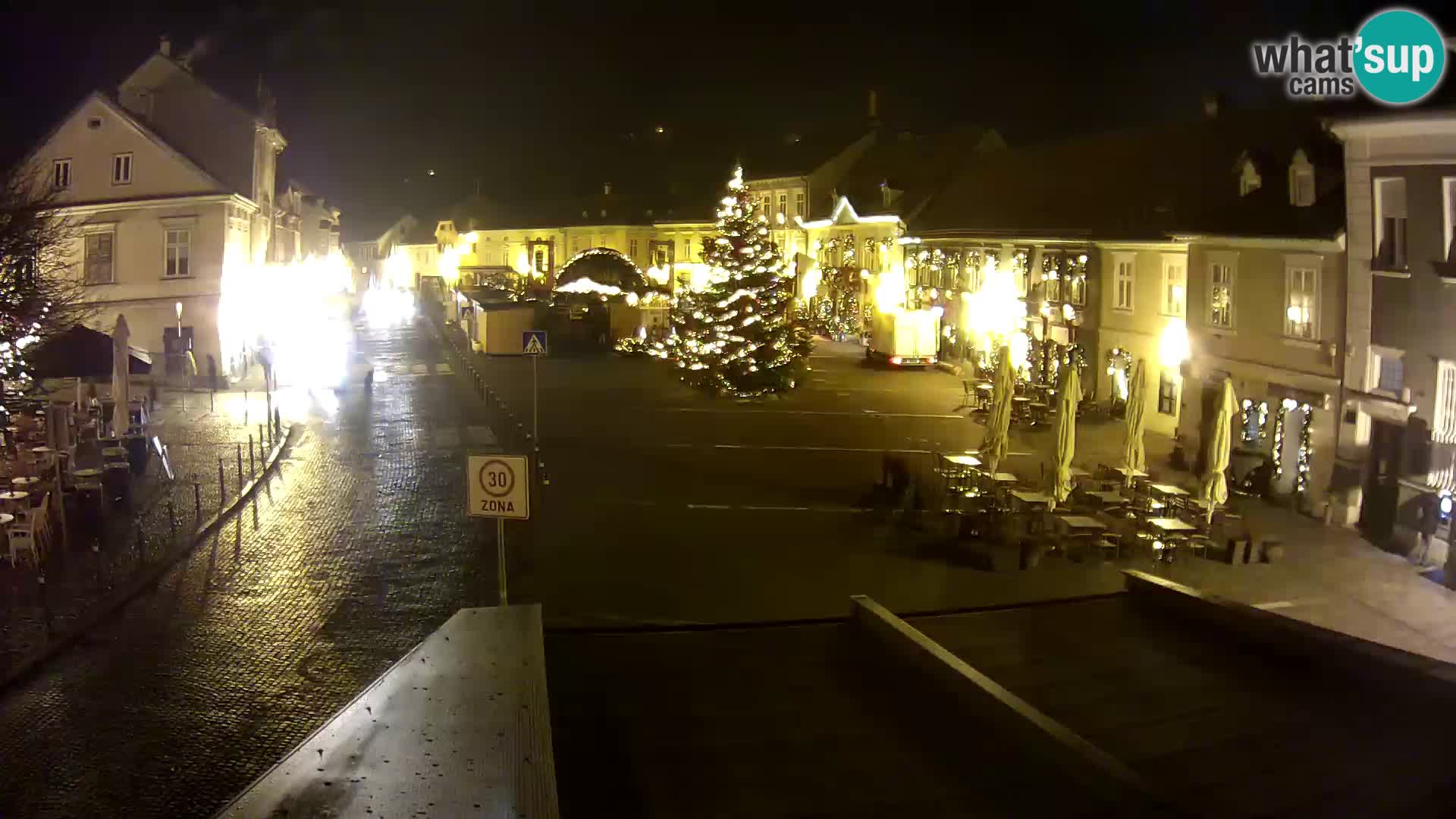 Samobor – Place centrale dédié au roi Tomislav