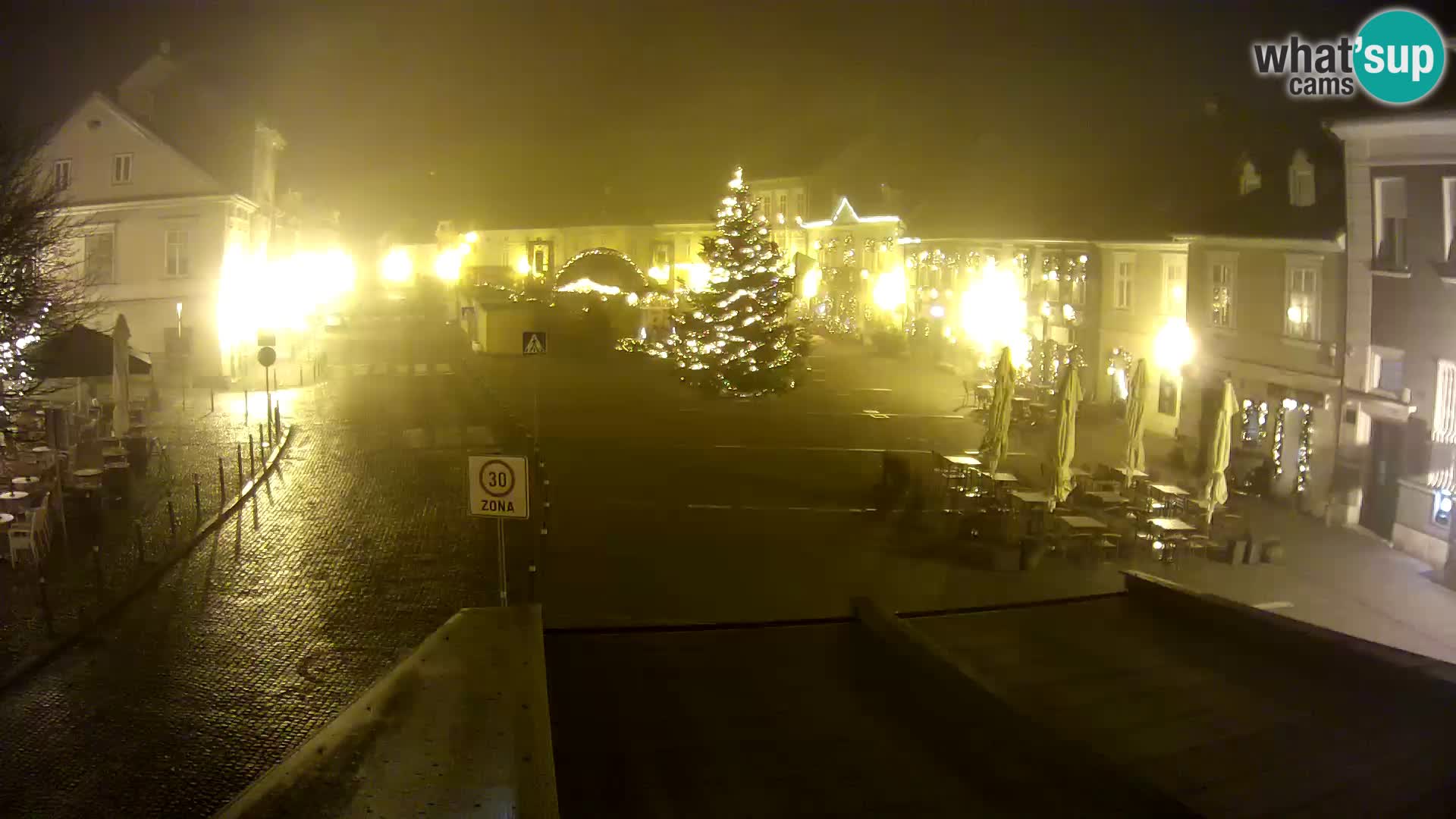 Samobor – Place centrale dédié au roi Tomislav