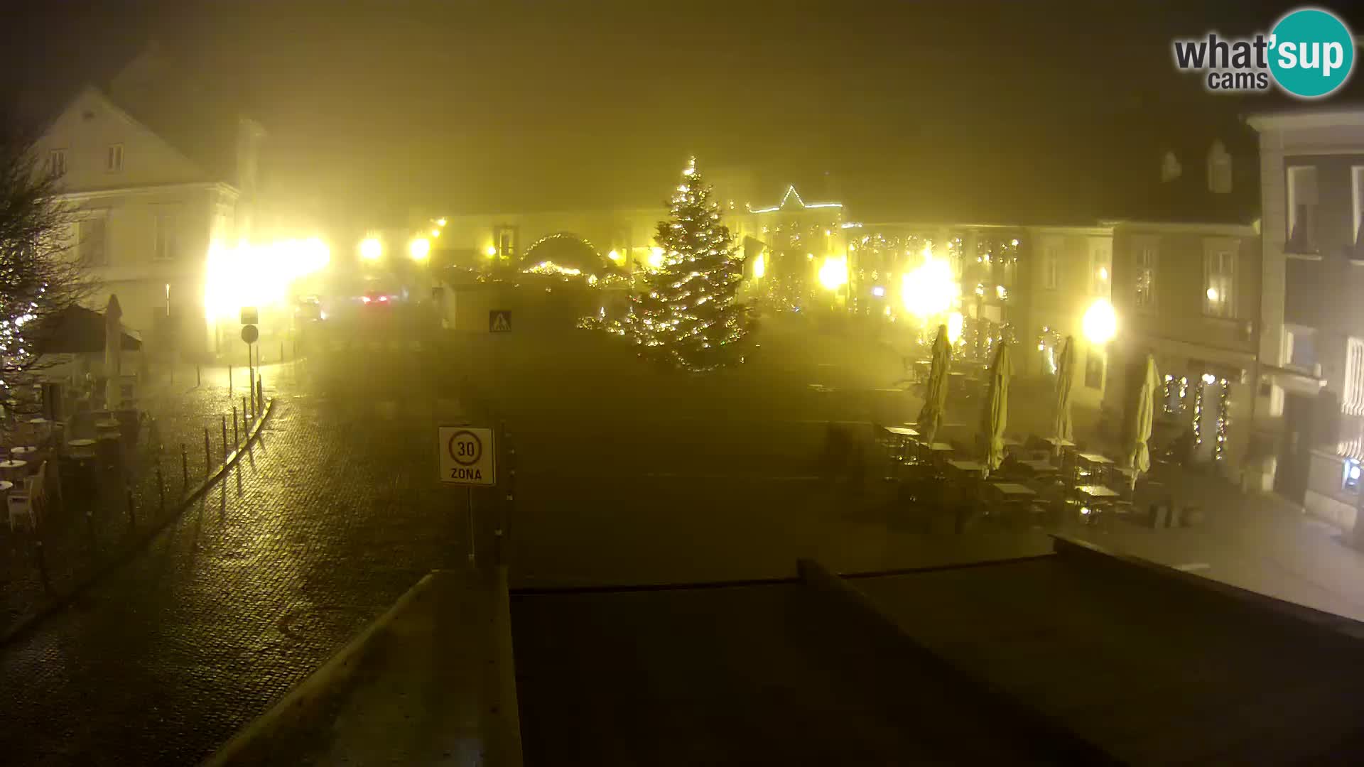 Samobor – Place centrale dédié au roi Tomislav