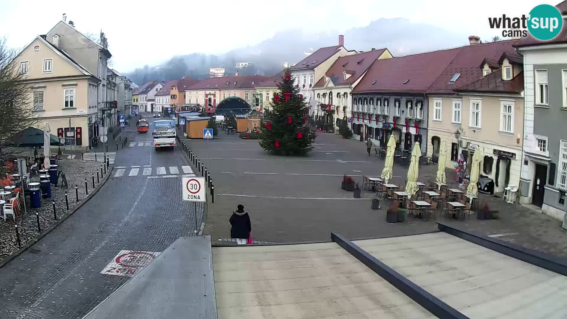 Samobor – Place centrale dédié au roi Tomislav