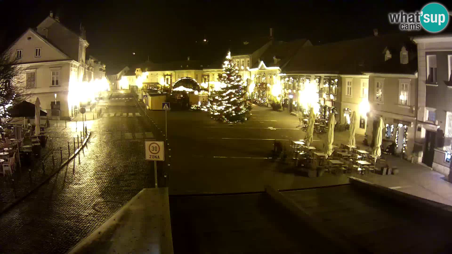 Samobor – Place centrale dédié au roi Tomislav