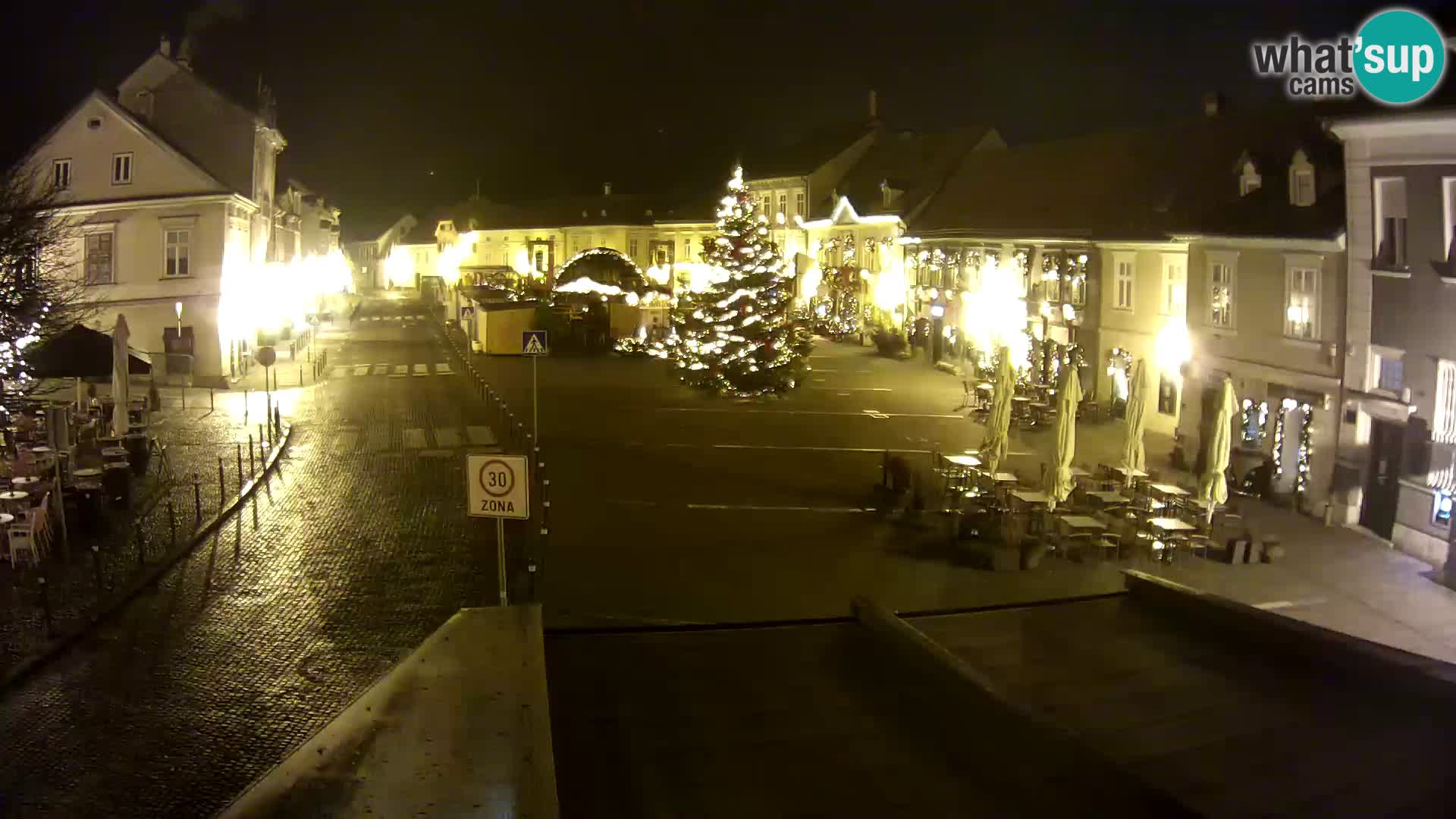 Samobor – Place centrale dédié au roi Tomislav