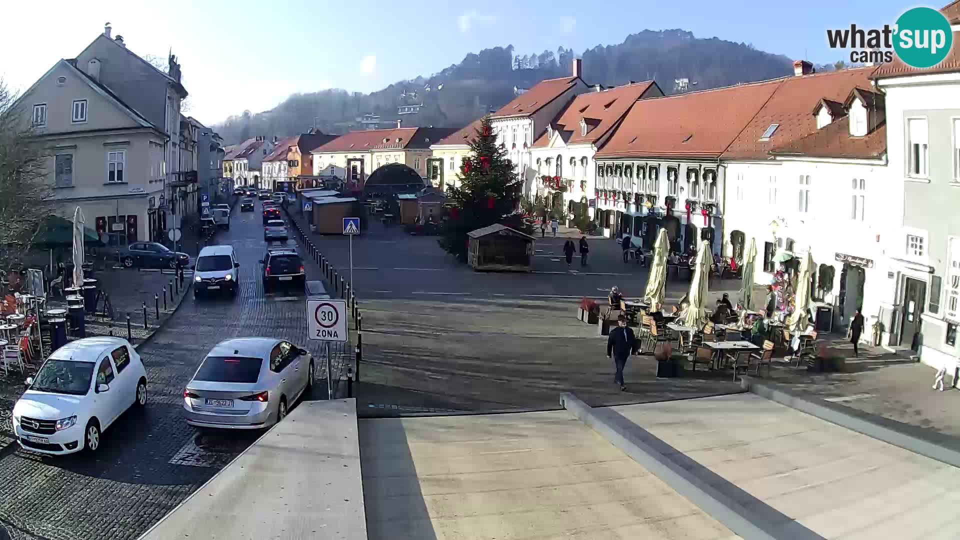 Samobor – Place centrale dédié au roi Tomislav
