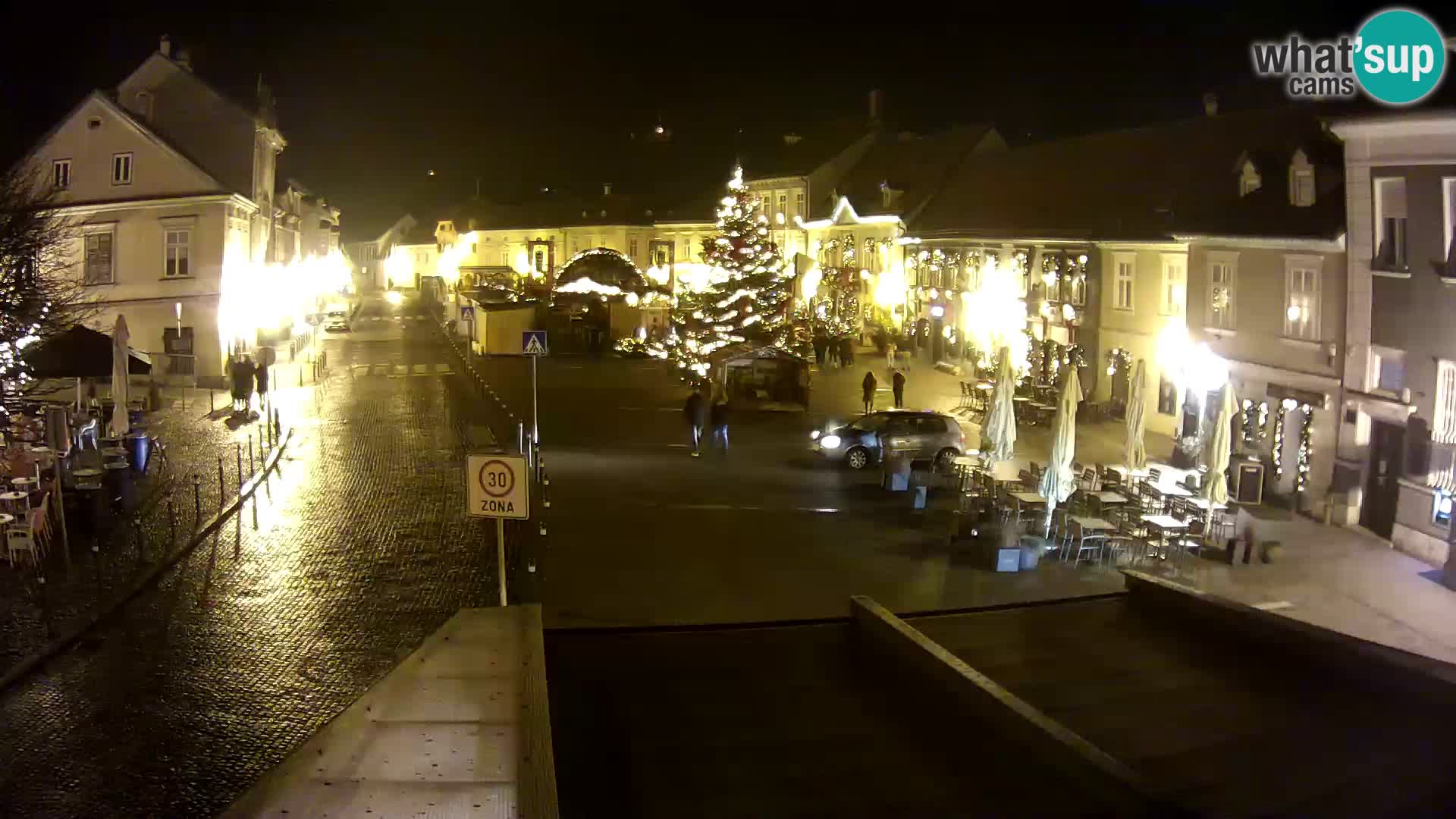 Samobor – Place centrale dédié au roi Tomislav