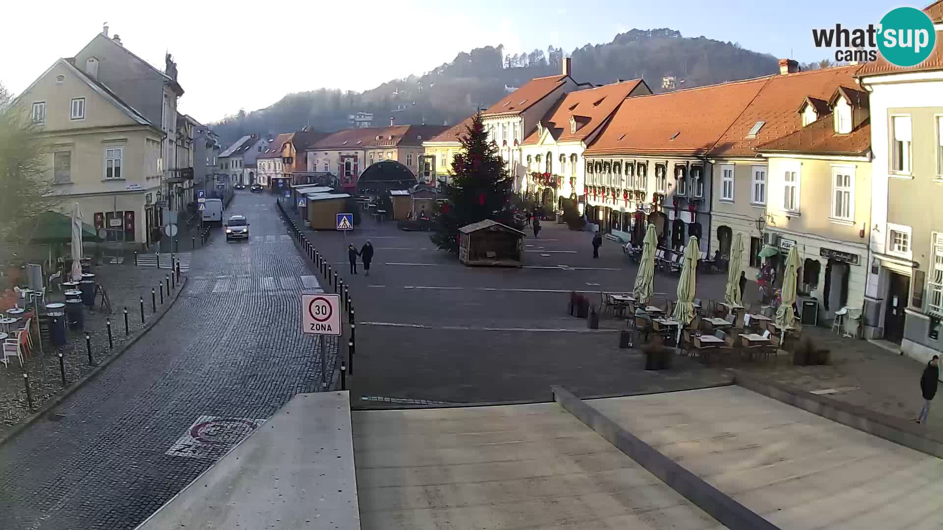 Samobor – Place centrale dédié au roi Tomislav