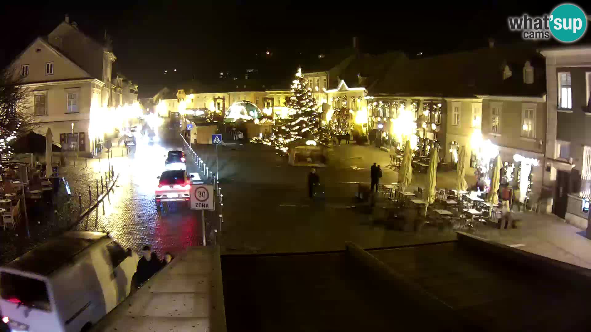 Samobor – Place centrale dédié au roi Tomislav
