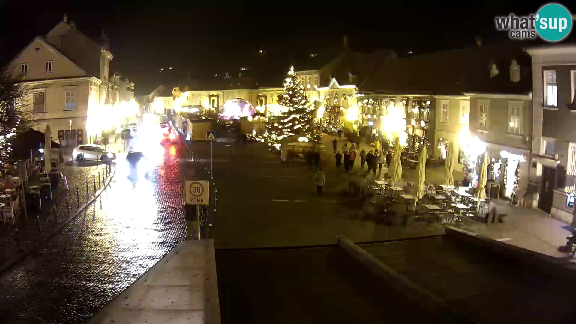 Samobor – Place centrale dédié au roi Tomislav