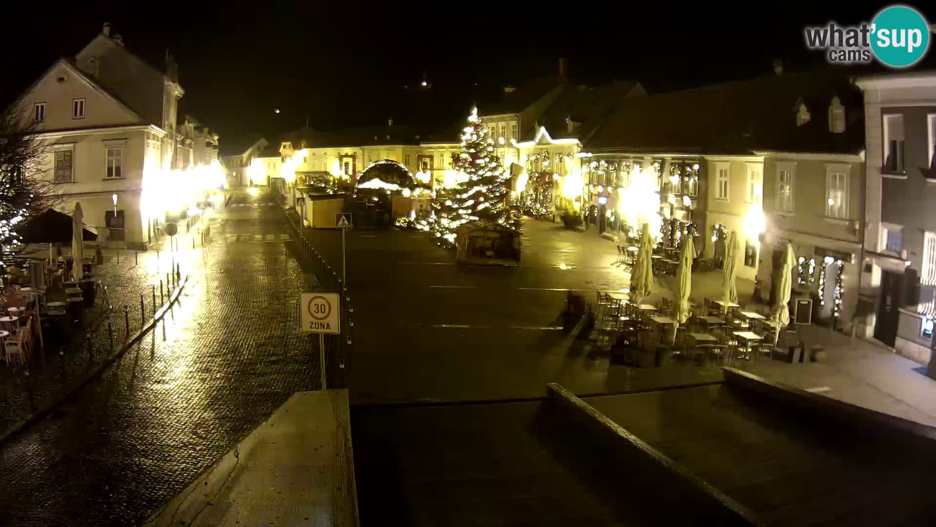 Samobor – Place centrale dédié au roi Tomislav