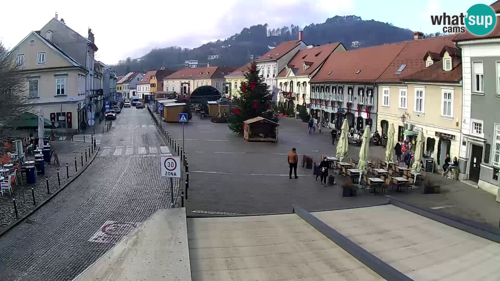 Samobor – Place centrale dédié au roi Tomislav