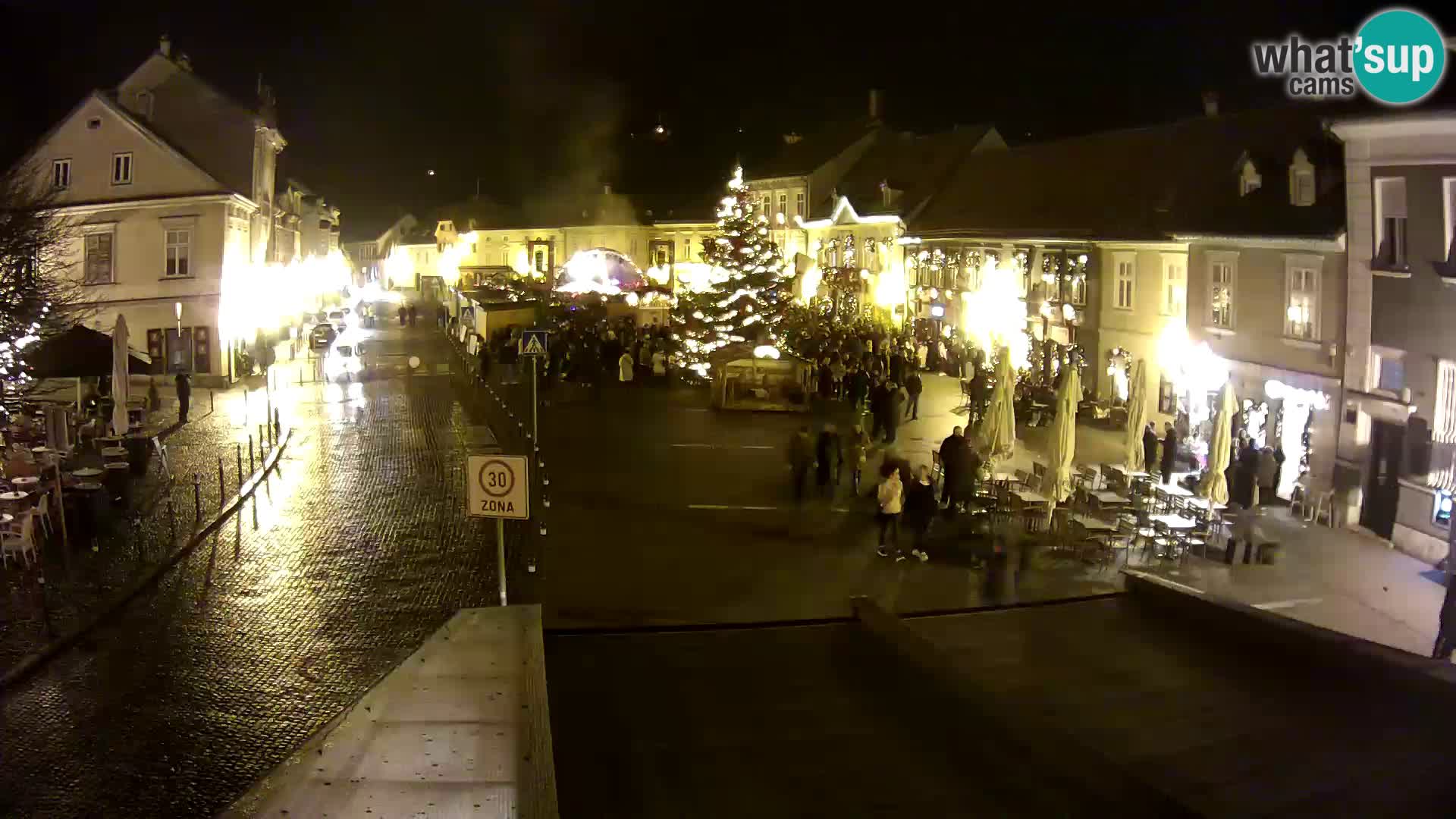 Samobor – Place centrale dédié au roi Tomislav