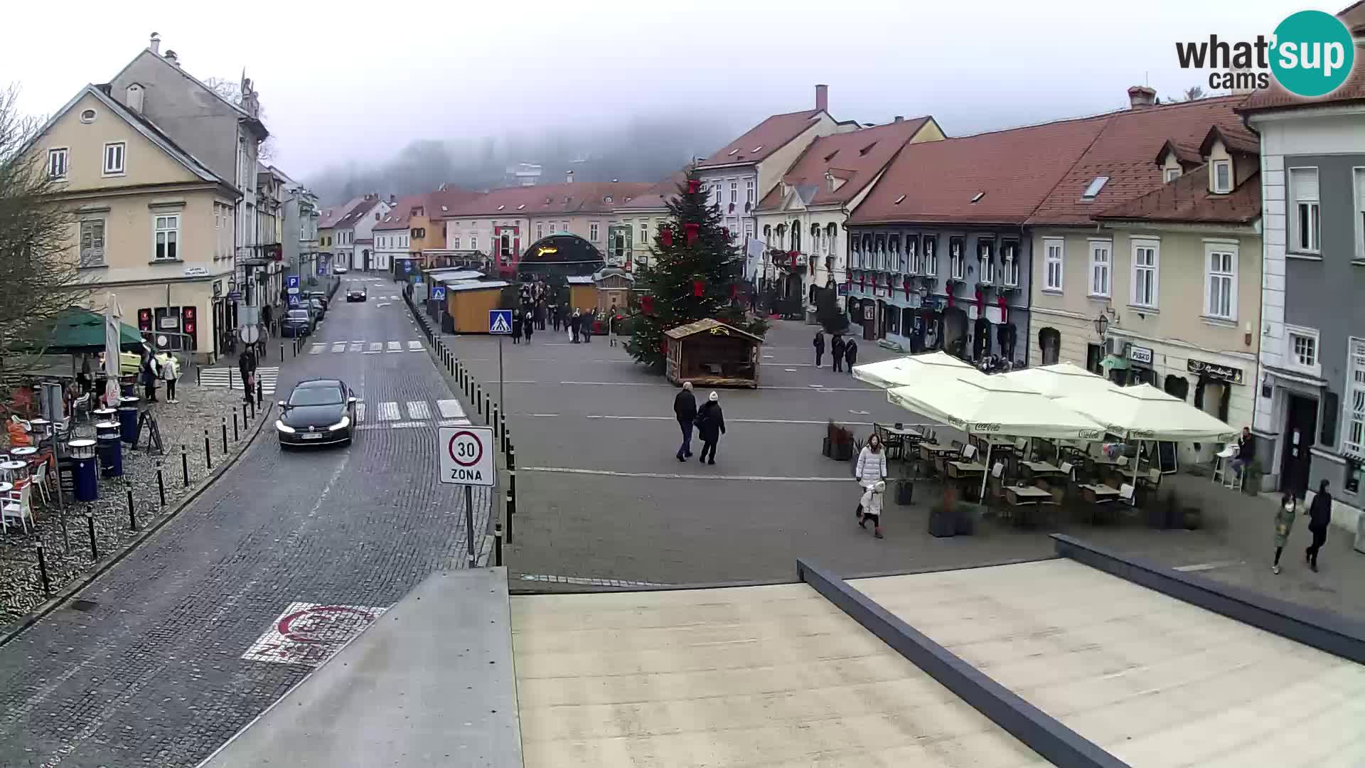 Samobor – Place centrale dédié au roi Tomislav