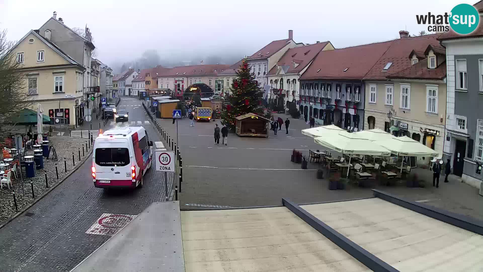 Samobor – Place centrale dédié au roi Tomislav