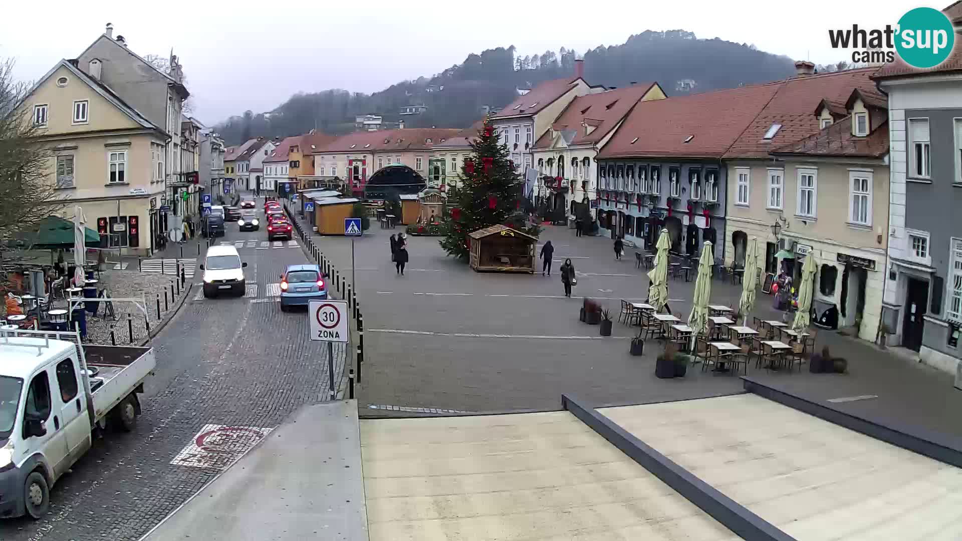 Samobor – Place centrale dédié au roi Tomislav