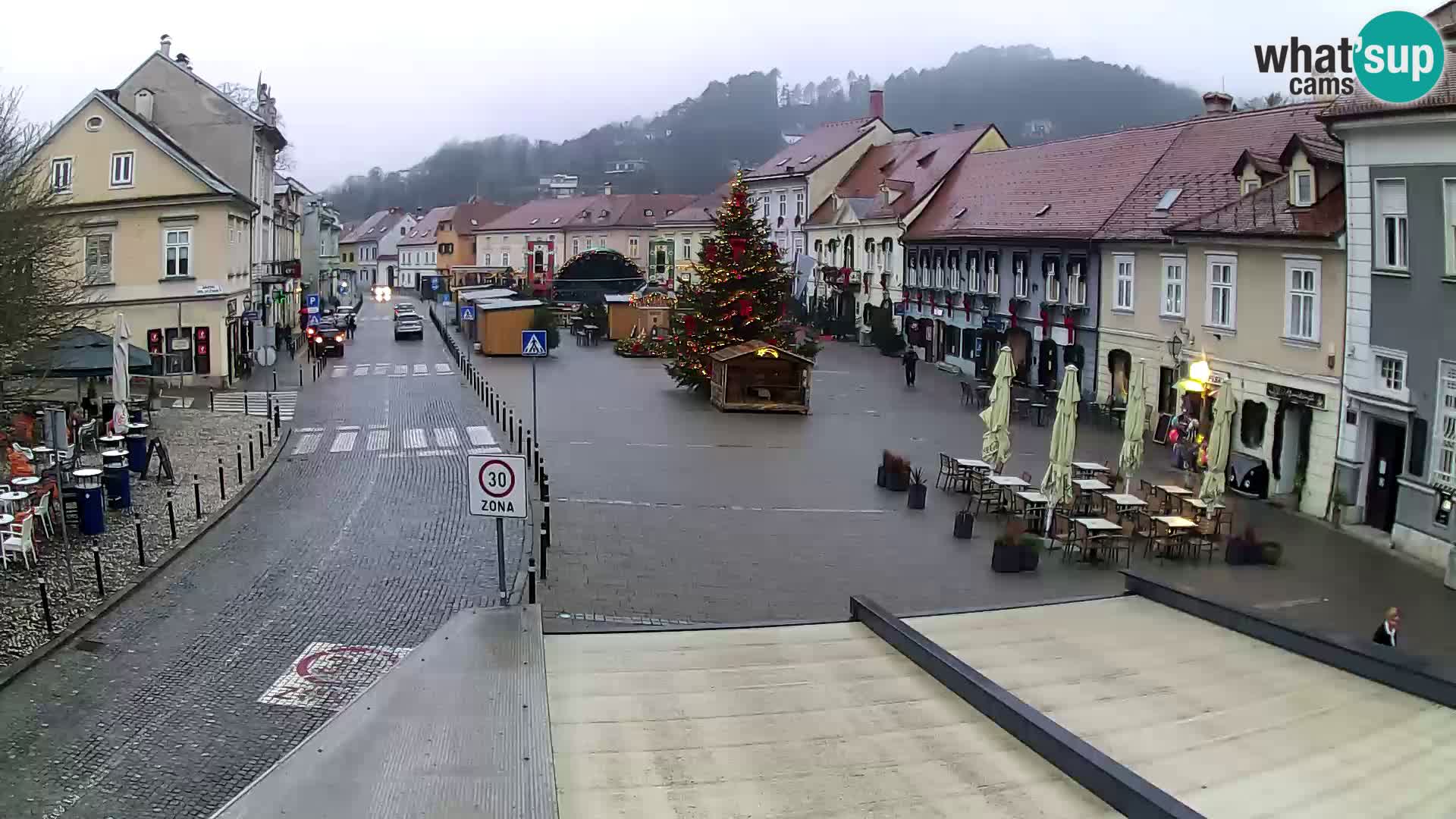 Samobor – Place centrale dédié au roi Tomislav