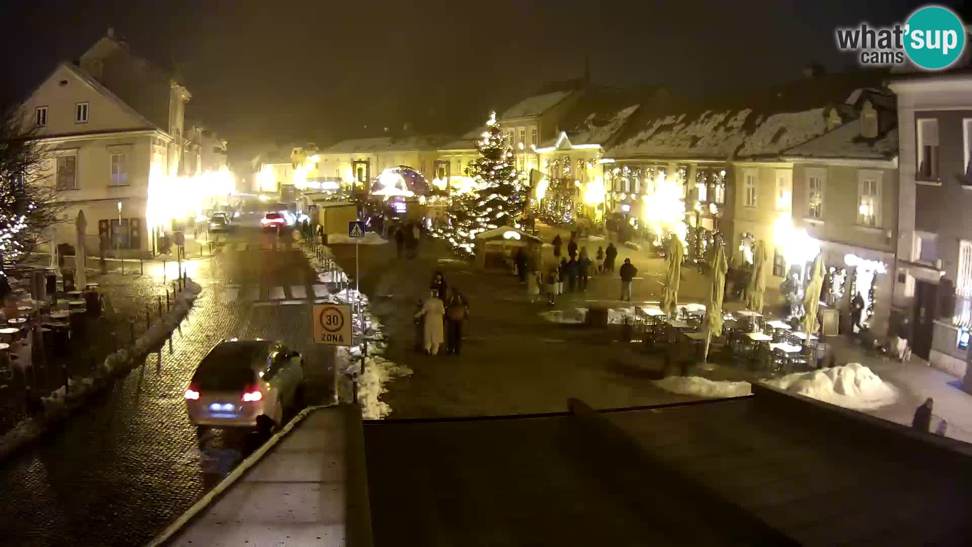 Samobor – Place centrale dédié au roi Tomislav