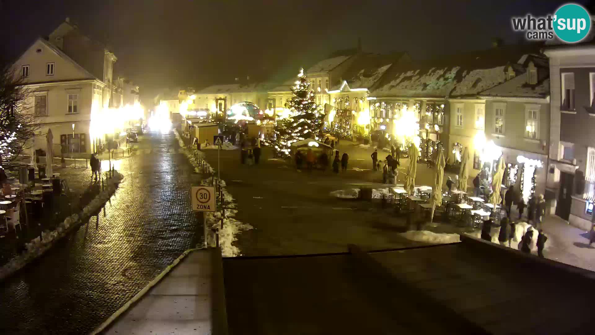 Samobor – Place centrale dédié au roi Tomislav