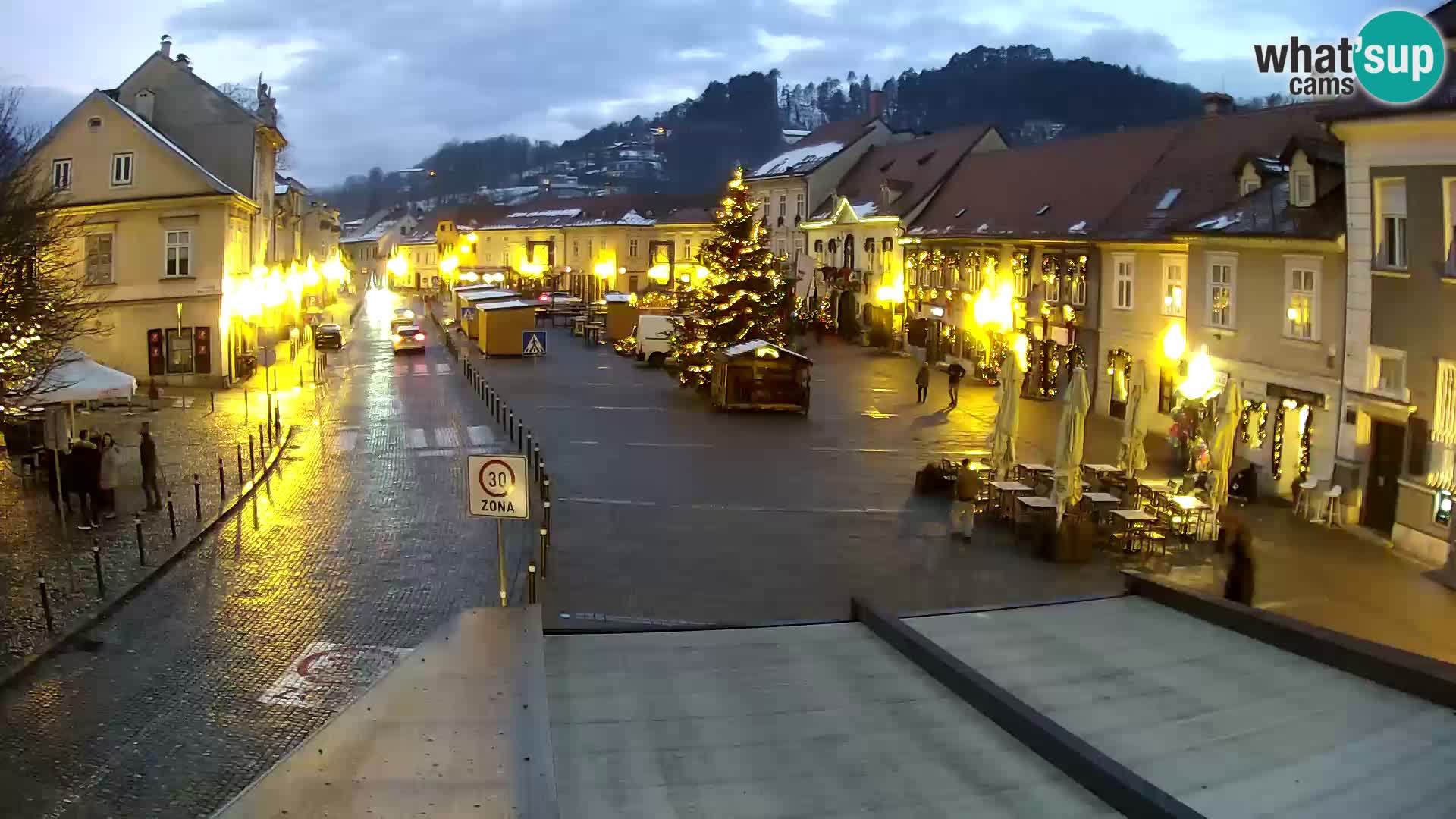 Samobor – Place centrale dédié au roi Tomislav