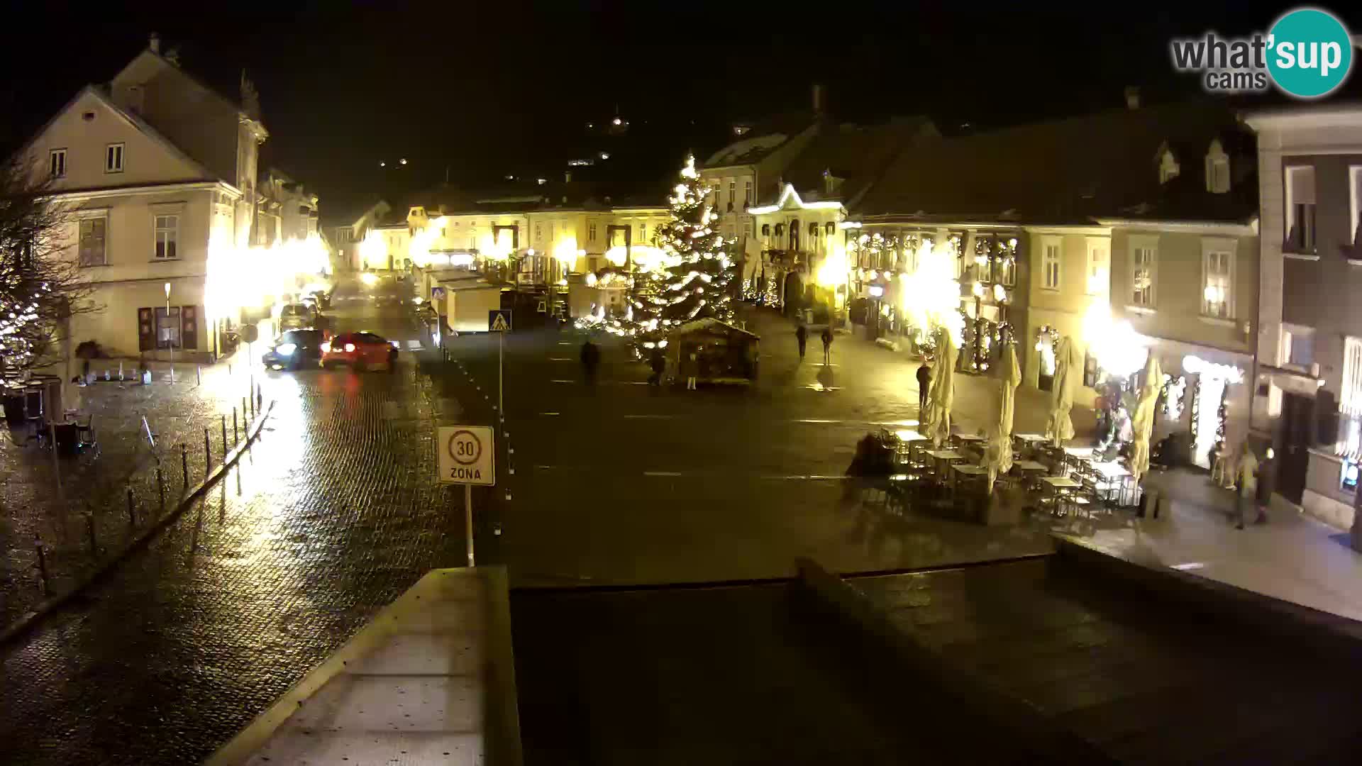 Samobor – Place centrale dédié au roi Tomislav