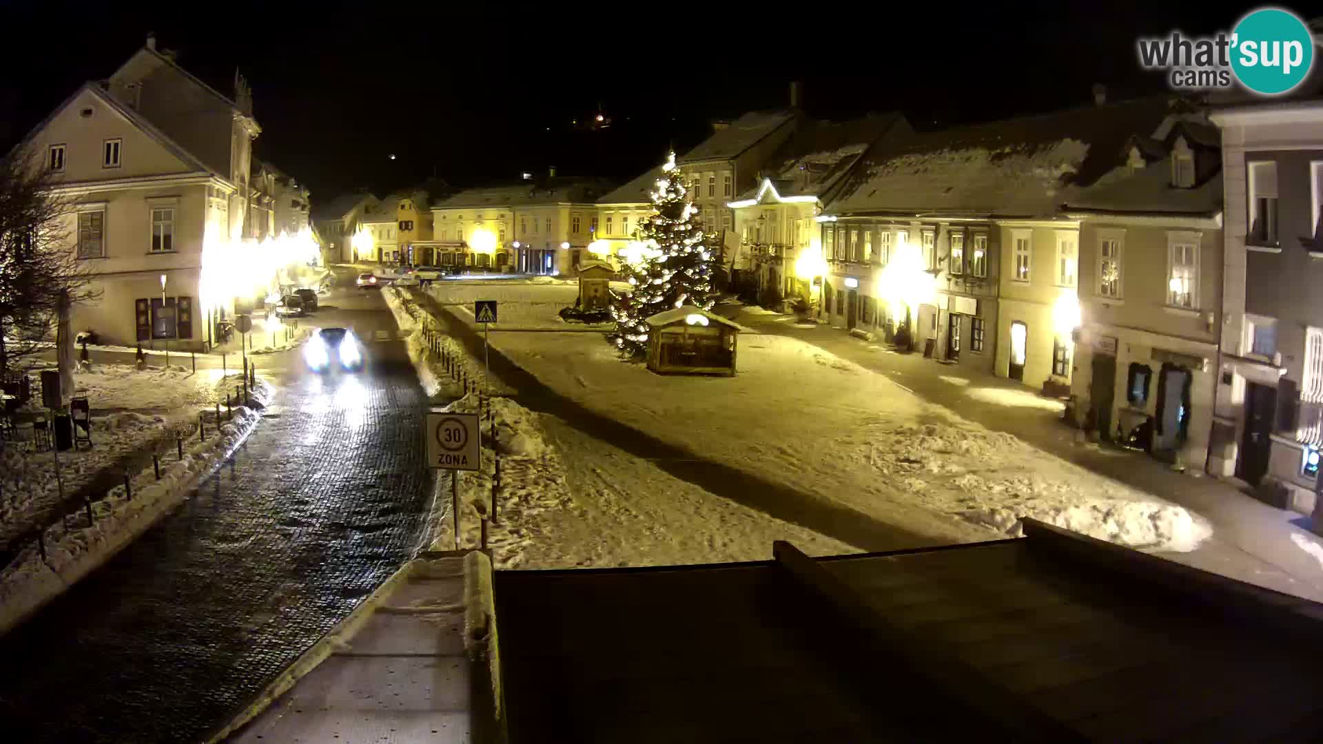 Samobor – Place centrale dédié au roi Tomislav