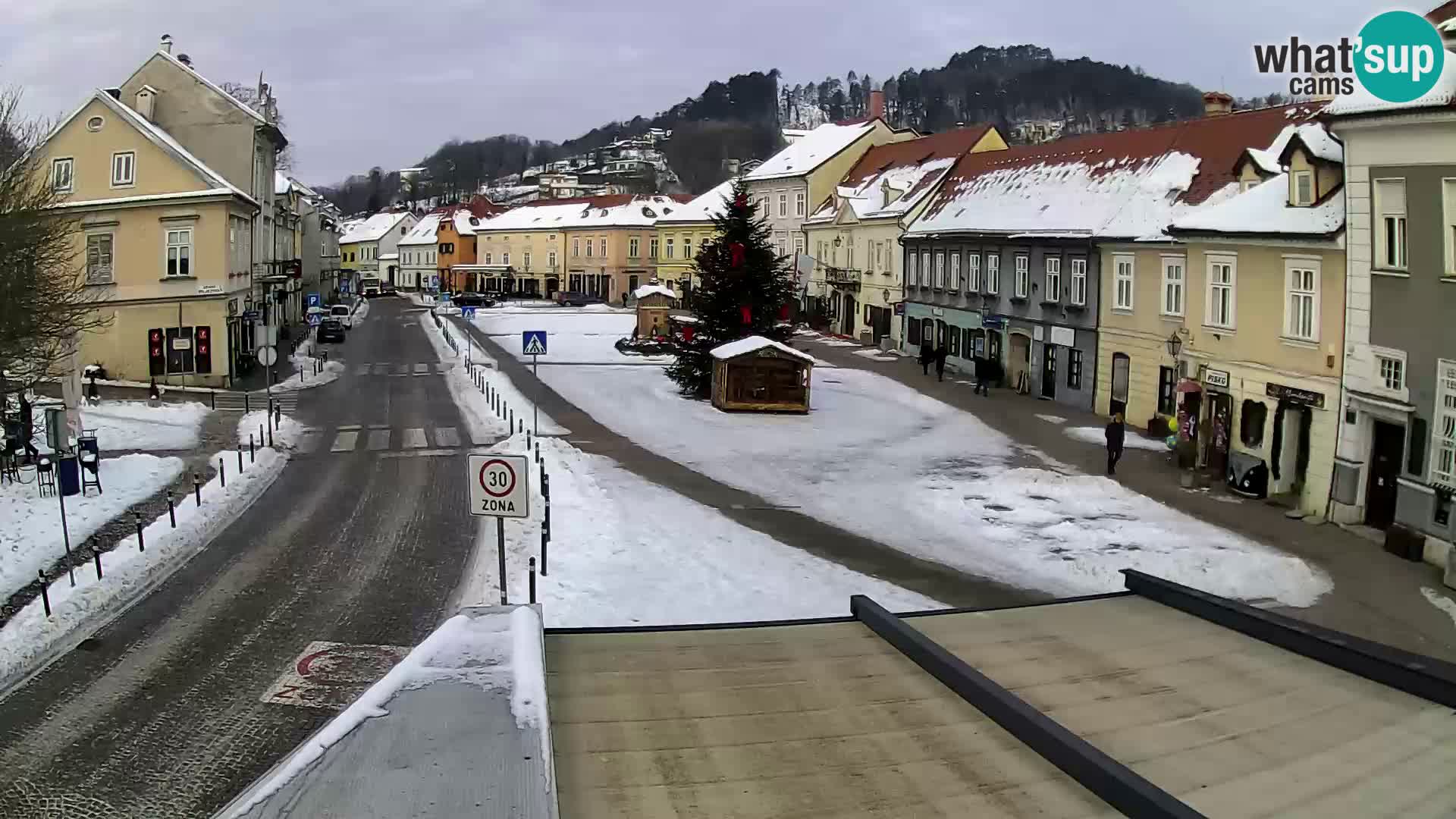 Samobor – Place centrale dédié au roi Tomislav