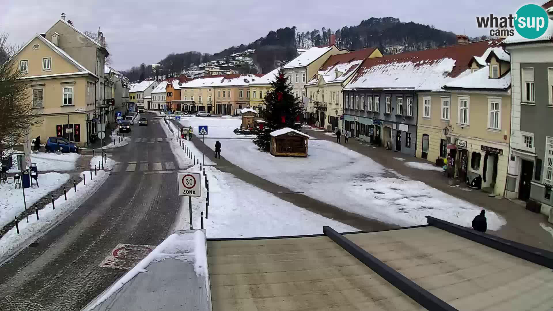 Samobor – Place centrale dédié au roi Tomislav