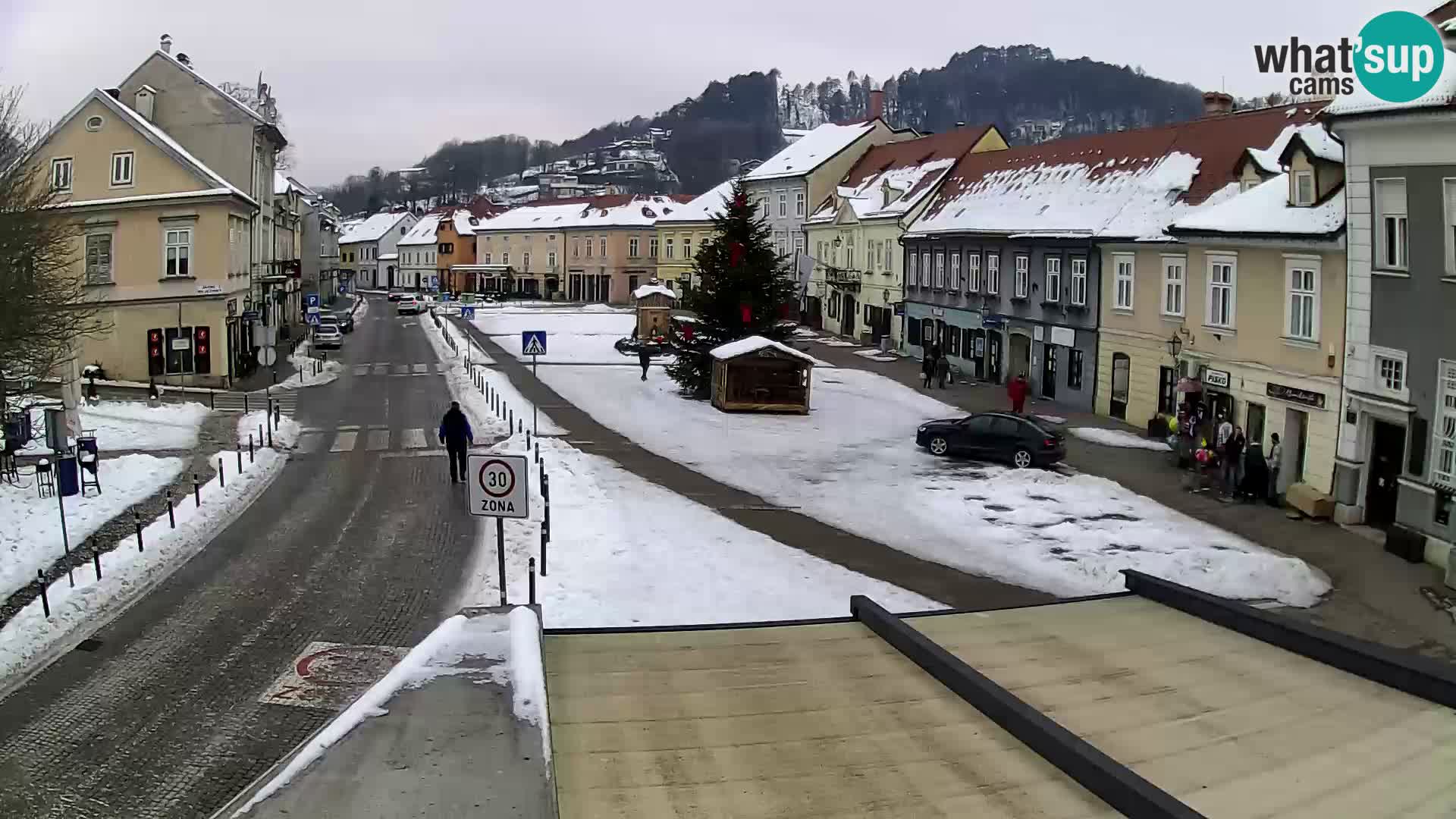 Samobor – Place centrale dédié au roi Tomislav