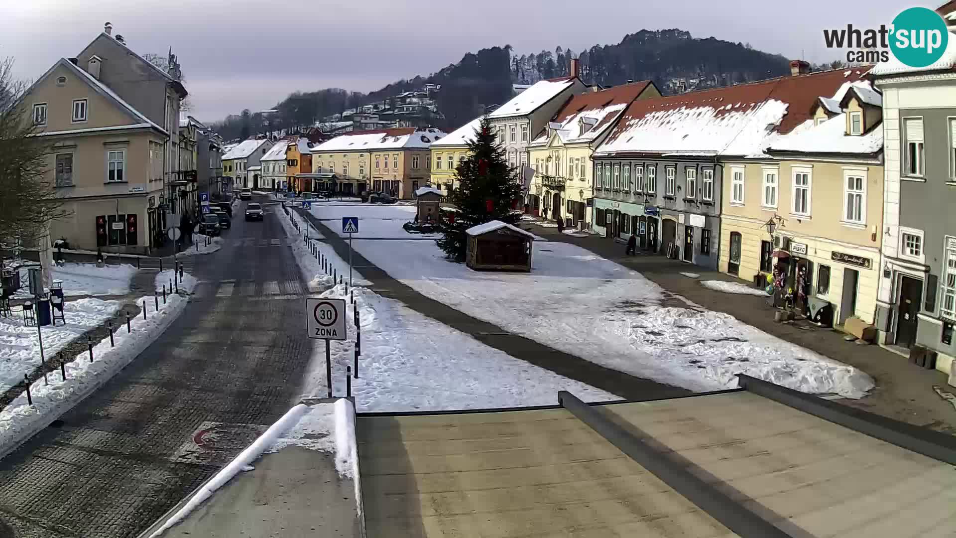 Samobor – Place centrale dédié au roi Tomislav
